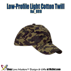 Custom-Printed Low-Profile Light Cotton Twill - unst.