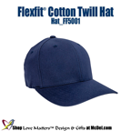 Custom-Printed Flexfitâ Cotton Twill Hat