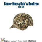 Custom-Printed Hat Mossy Oak® + Realtree Camo 
