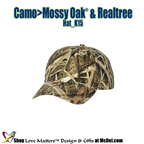 Custom-Printed Hat Mossy Oak + Realtree Camo 