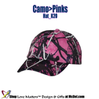 Custom-Printed Cap Camo>Pinks        