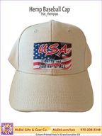LM Flag-USA-Liberty - Hemp Baseball Cap