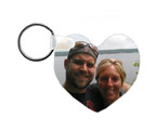 Key Chain - Heart FRP tag