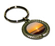 Key Chain - Pewter - round